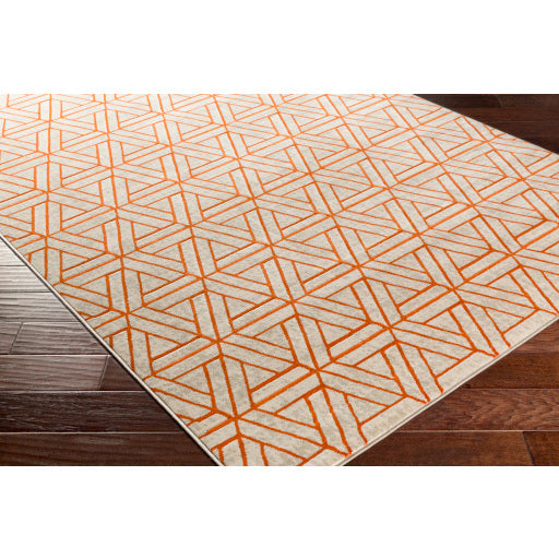 Jax Jax-5028 Burnt Orange Rug in Various Sizes Discount