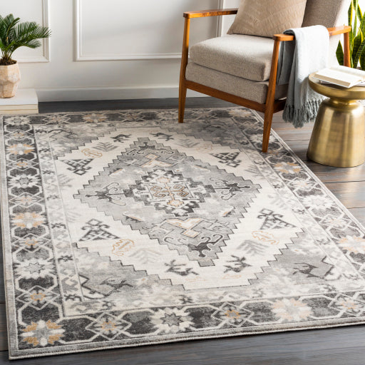 Indigo Igo-2311 Charcoal Rug in Various Sizes Online