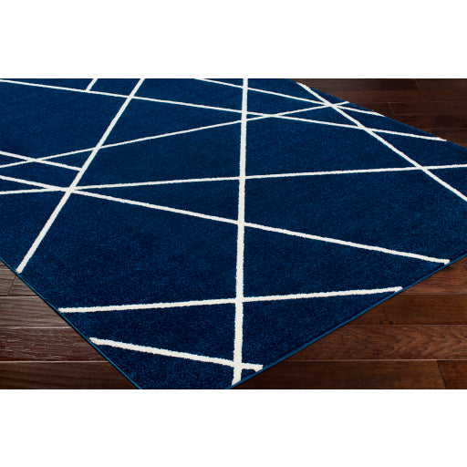 Horizon Hrz-2302 Navy Rug in Various Sizes For Discount