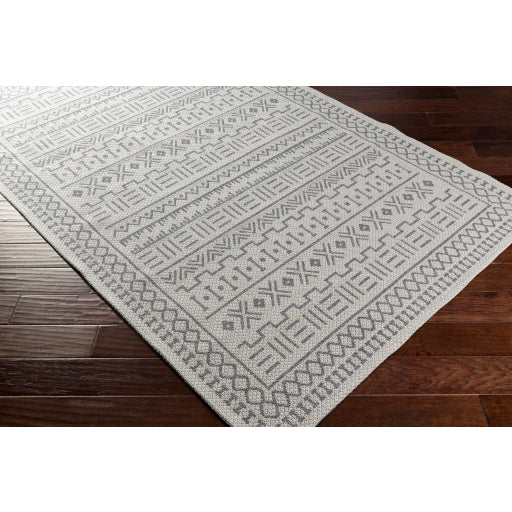 La Casa Cotton Silver Gray Rug in Various Sizes For Cheap