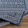 La Casa Cotton Dark Blue Rug in Various Sizes Sale