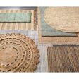 Jute Woven Jute Light Gray Rug in Various Sizes on Sale