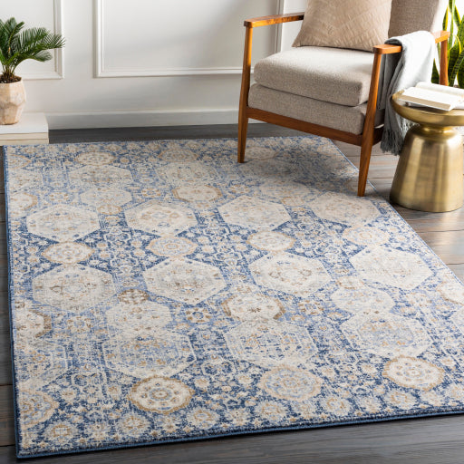 Indigo Igo-2309 Navy Rug in Various Sizes Online Hot Sale