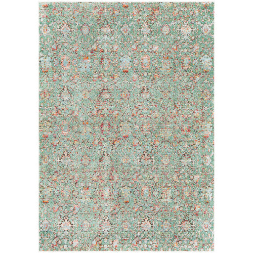 Herati Dark Green Rug in Various Sizes Discount