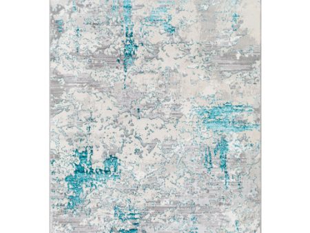 Lustro Teal Rug in Various Sizes Online now