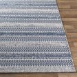 La Casa Lcs-2311 Cotton Dark Blue Rug in Various Sizes For Cheap