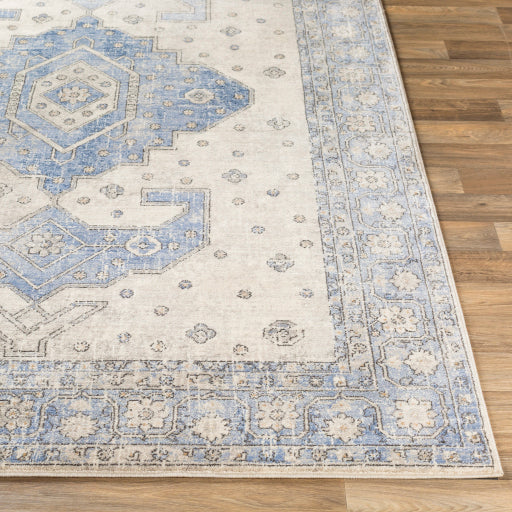 Indigo Igo-2325 Bright Blue Rug in Various Sizes Online Hot Sale