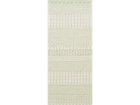 La Casa Cotton Grass Green Rug in Various Sizes For Discount