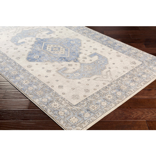 Indigo Igo-2325 Bright Blue Rug in Various Sizes Online Hot Sale