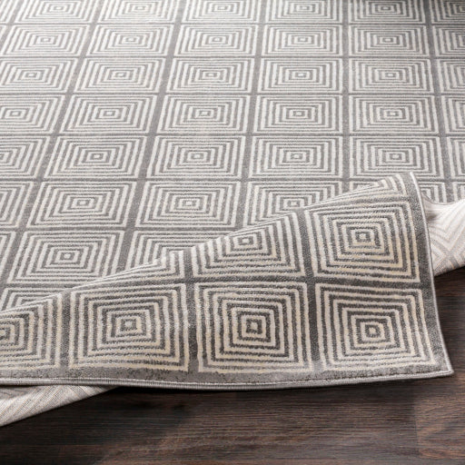 Lagom Lgm-2308 Charcoal Rug in Various Sizes Discount