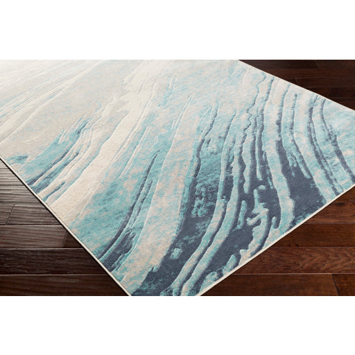 City Cit-2389 Aqua Rug in Various Sizes Online Hot Sale