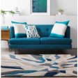 Cosmopolitan Bright Blue Rug in Various Sizes Hot on Sale