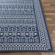 La Casa Cotton Dark Blue Rug in Various Sizes Sale