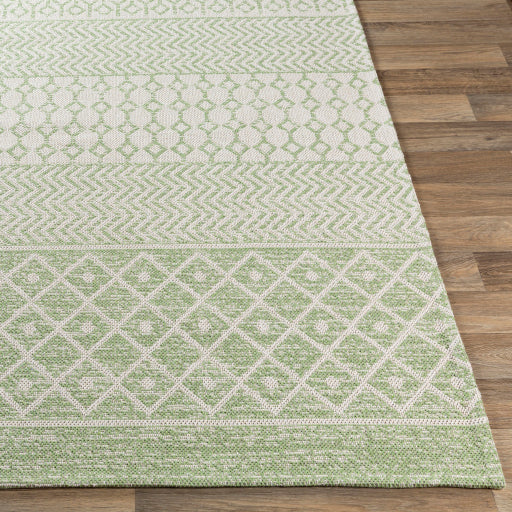 La Casa Cotton Grass Green Rug in Various Sizes For Discount