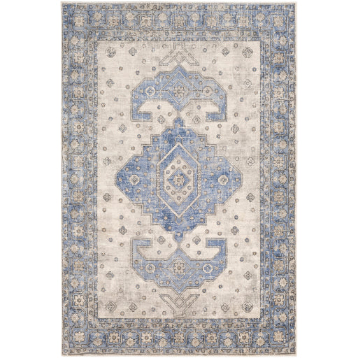 Indigo Igo-2325 Bright Blue Rug in Various Sizes Online Hot Sale