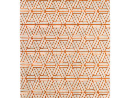 Jax Jax-5028 Burnt Orange Rug in Various Sizes Discount