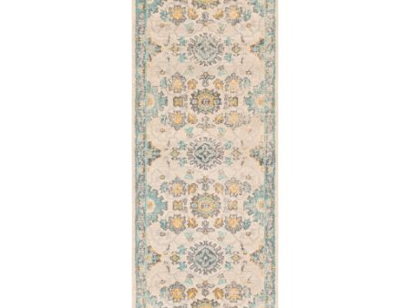 City Cit-2372 Aqua Rug in Various Sizes Online now