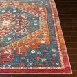 Herati Bright Orange Rug in Various Sizes Hot on Sale