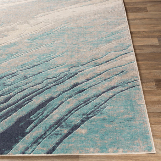 City Cit-2389 Aqua Rug in Various Sizes Online Hot Sale