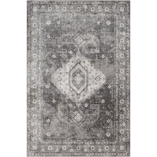 Indigo Igo-2324 Charcoal Rug in Various Sizes Online Hot Sale