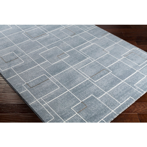 Contempo Pale Blue Rug in Various Sizes on Sale