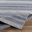 La Casa Lcs-2311 Cotton Dark Blue Rug in Various Sizes For Cheap