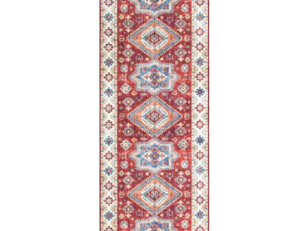 Iris Dark Red Rug in Various Sizes Discount