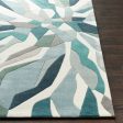 Cosmopolitan Cos-9311 Teal Rug in Various Sizes Online