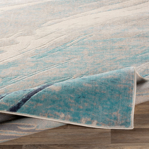 City Cit-2389 Aqua Rug in Various Sizes Online Hot Sale