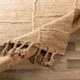 Saba Jute Wheat Rug in Various Sizes For Cheap