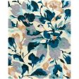 Rivera Teal Rug in Various Sizes For Sale