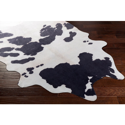 La Pampa Black Rug 6 3 W x 7 9 L Fashion