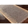 Ponderosa Leather Dark Brown Rug in Various Sizes Fashion