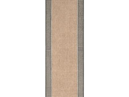 Alfresco Alf-9684 Indoor Outdoor Olefin Camel Rug in Various Sizes For Cheap