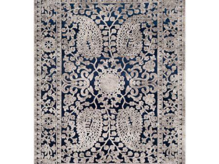 Dantel Dark Blue Rug in Various Sizes Supply