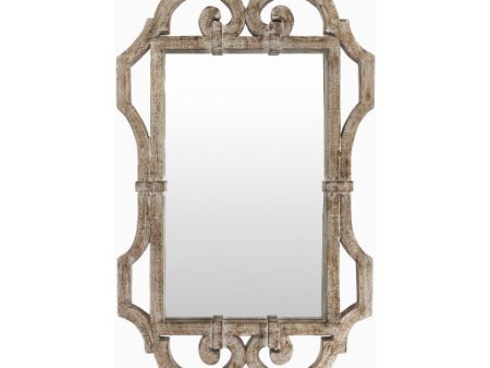 Lalita Polystyrene Brown Mirror 3 4 H x 1 9 W on Sale