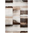 Santa Monica Dark Brown Rug in Various Sizes Online Hot Sale