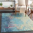 Felicity Aqua Rug in Various Sizes Cheap