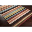 Rain Indoor Outdoor Garnet Rug in Various Sizes For Sale