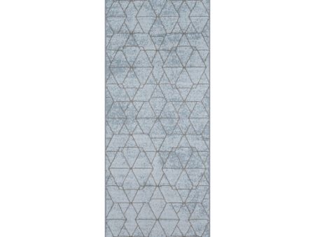 Contempo Cpo-3732 Pale Blue Rug in Various Sizes Sale