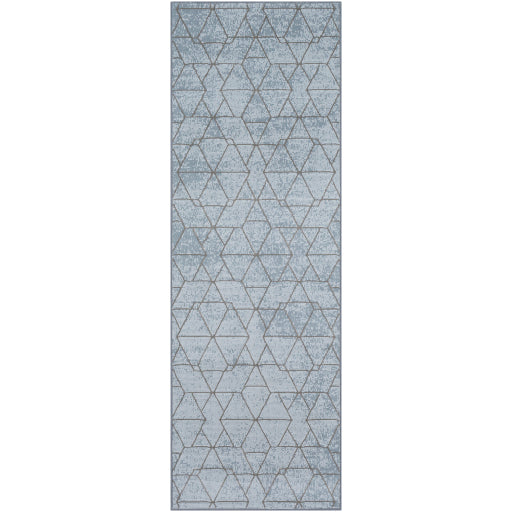 Contempo Cpo-3732 Pale Blue Rug in Various Sizes Sale