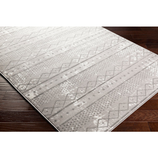 Monte Carlo Mnc-2338 Light Gray Rug in Various Sizes For Sale