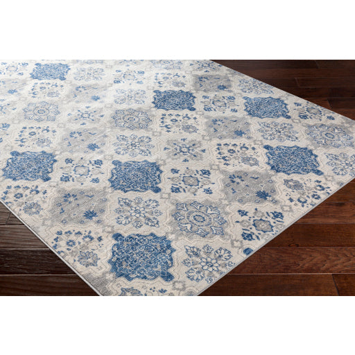 Monaco Moc-2309 Bright Blue Rug in Various Sizes Discount