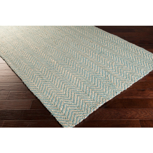 Reeds Jute Aqua Rug in Various Sizes Discount