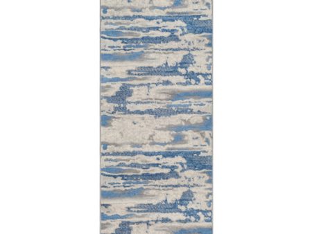 Monaco Moc-2312 Bright Blue Rug in Various Sizes For Discount