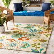 Storm Indoor Outdoor Sky Blue Rug in Various Sizes For Discount