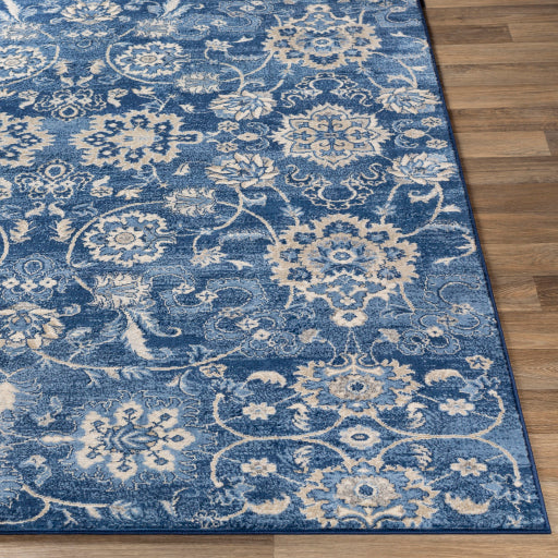 Monaco Moc-2307 Bright Blue Rug in Various Sizes Online Hot Sale