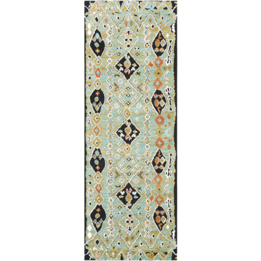 Moroccan Shag Aqua Rug in Various Sizes Online