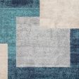 City Cit-2343 Aqua Rug in Various Sizes Discount