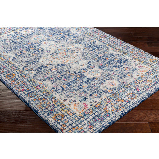 Harput Hap-1085 Dark Blue Rug in Various Sizes For Discount